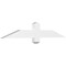Ekena Millwork Eugene Architectural Grade PVC Gable Bracket, 48"W x 8"H x 2"D x 4"F, 4/12 Pitch GBP048X08X0204EUG00 - alternate 1
